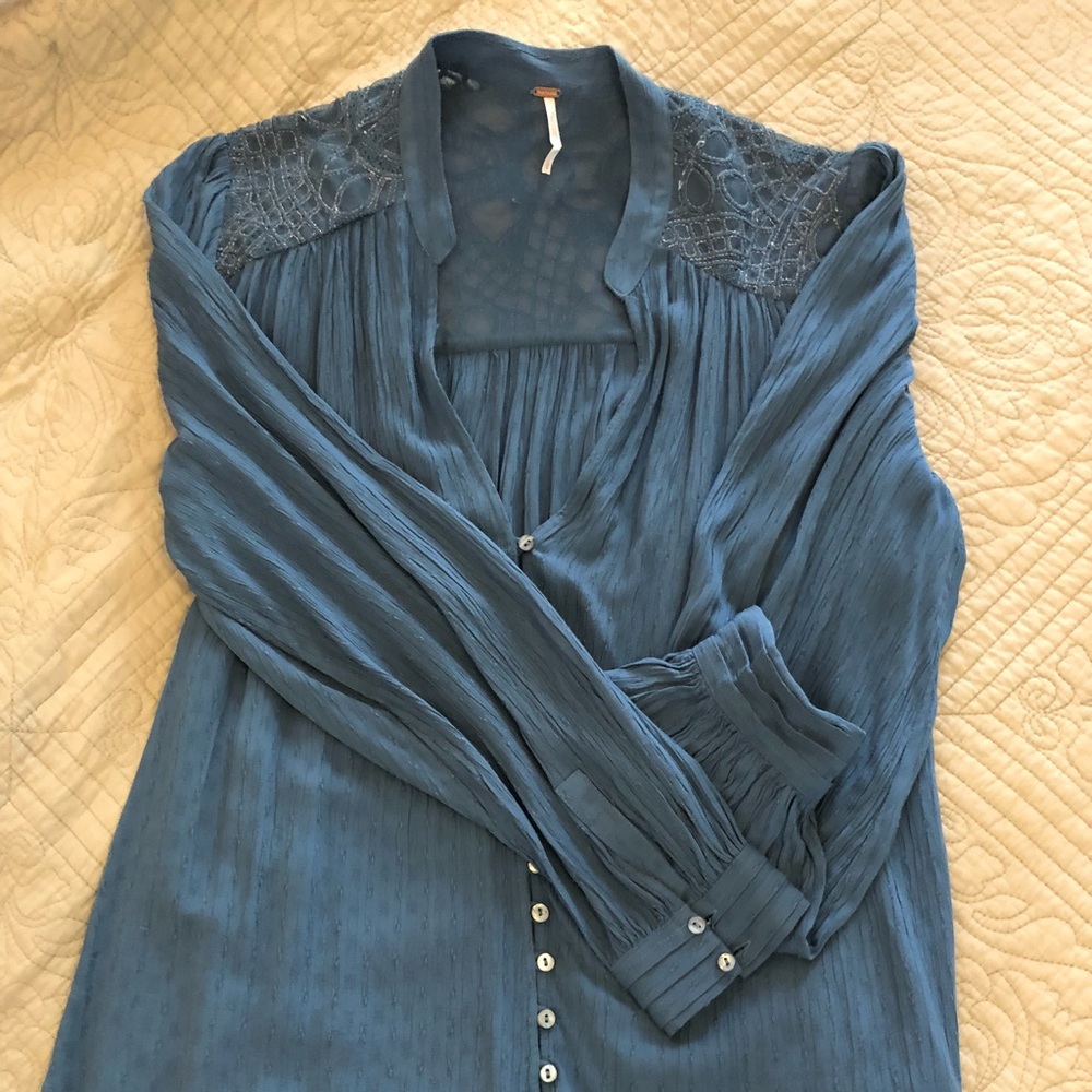 Free People Hi-Lo top